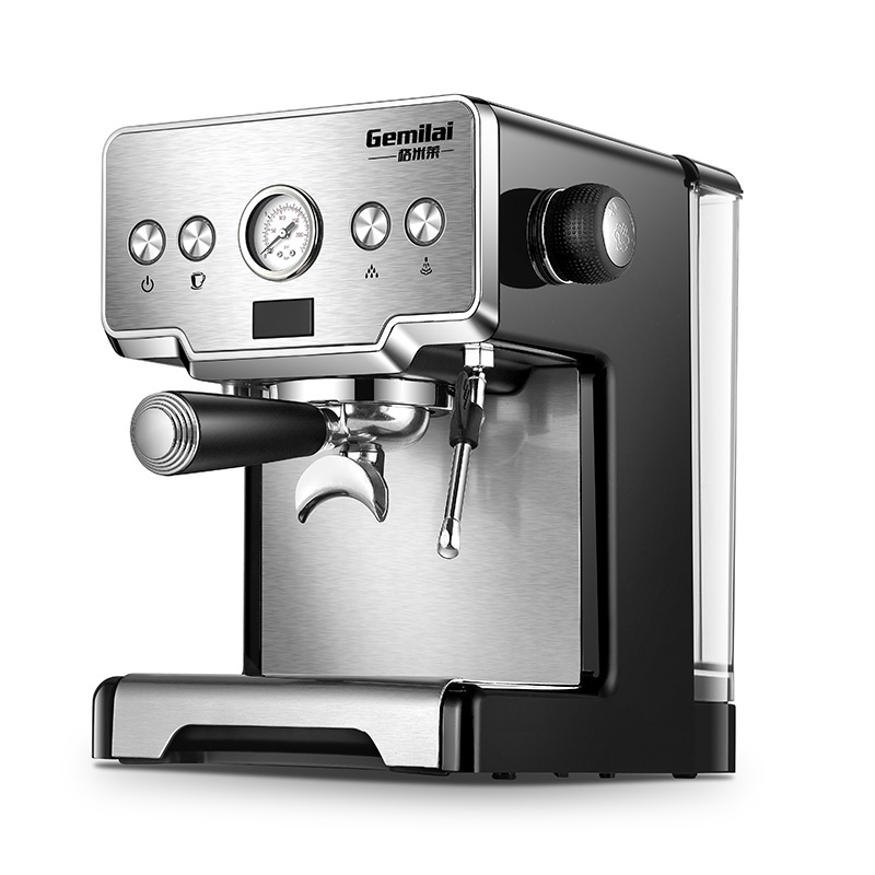 Gmilai Gemilai Coffee Machine Household Italian Semi-automatic Pump Pressure Steam Crm3605 Light Gray