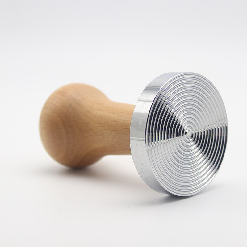 Stainless Steel 58 Thread Tamper Powder Tamper Bottom Huanghuali Solid Wood Handle Italian Coffee Machine Powder Tamper Stainless Steel 58 Thread Tamper Powder Tamper Bottom Huanghuali Solid Wood Handle Italian Coffee Machine Powder Tamper