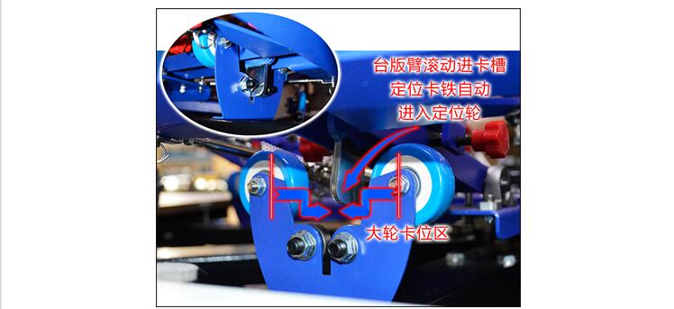 006254--S442L enhanced precise micro adjust four color four station double wheel overprinting screen printing machine 006254--S442L enhanced precise micro adjust four color four station double wheel overprinting screen printing machine