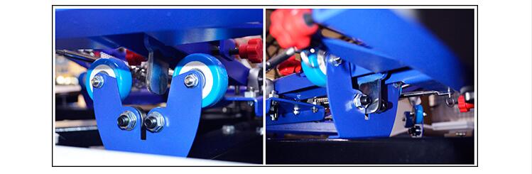 006254--S442L enhanced precise micro adjust four color four station double wheel overprinting screen printing machine 006254--S442L enhanced precise micro adjust four color four station double wheel overprinting screen printing machine