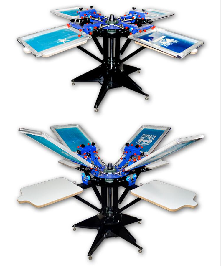 006254--S442L enhanced precise micro adjust four color four station double wheel overprinting screen printing machine 006254--S442L enhanced precise micro adjust four color four station double wheel overprinting screen printing machine