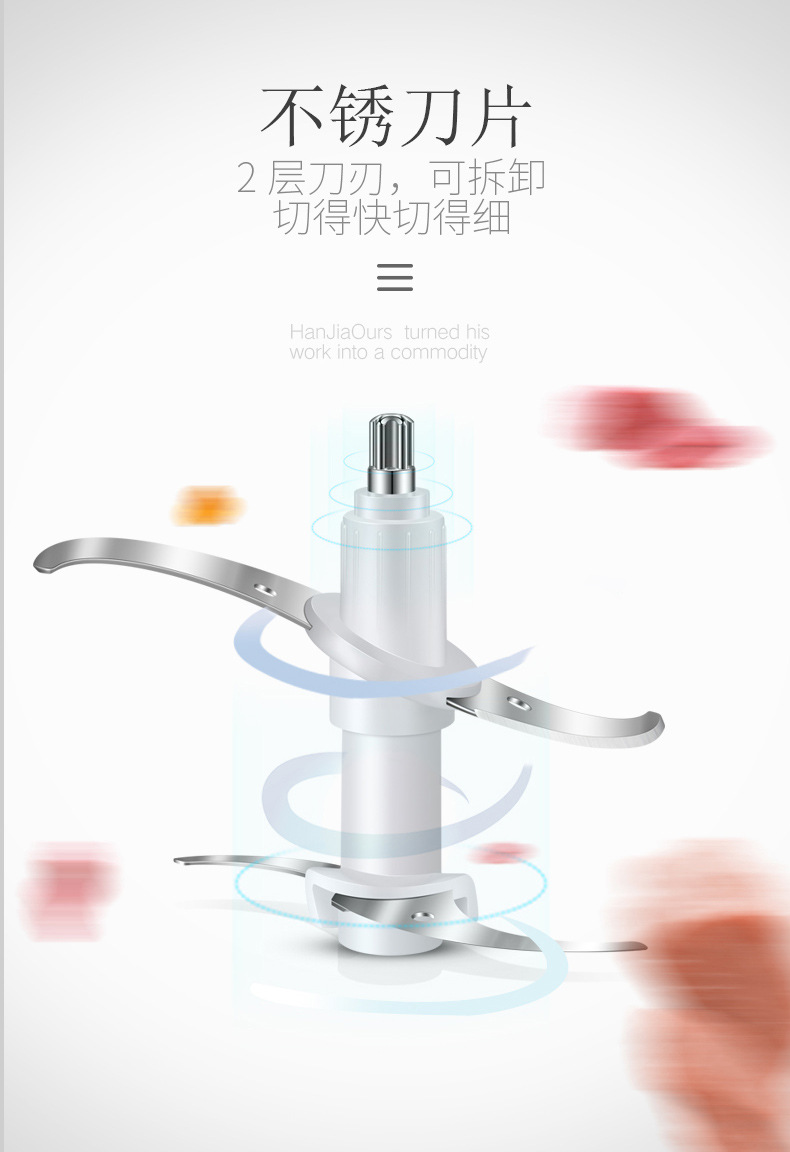 Meat Grinder Meat Grinder MultiFunctional Household Electric Meat Grinder Small HighPower Food Supplement Machine