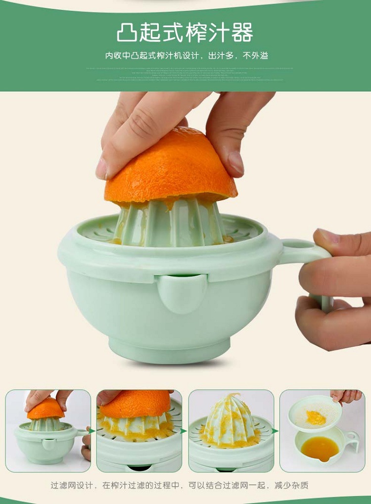 Baby Solid Food Grinder Manual Food Grinding Bowl Baby Puree Cooking Machine Food Supplement Tool Set Multifunctional