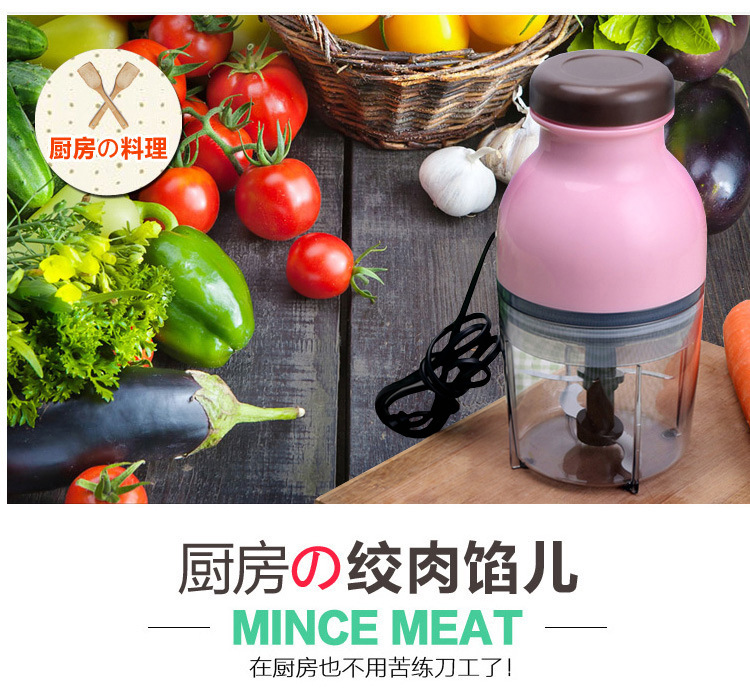 Small MultiFunction Food Processor Cytoderm Breaking Machine Baby Mud Smasher Electric Mini Meat Grinder Babycook