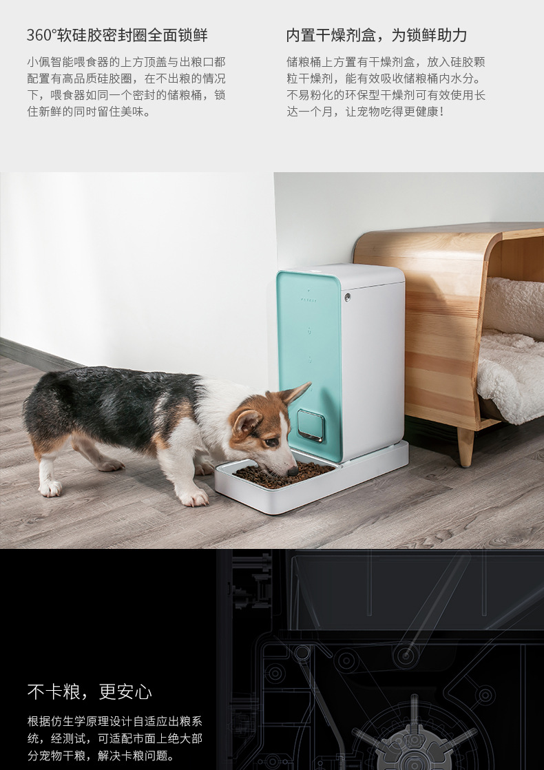 Feeder Mini Stainless Steel Pet Intelligent Timing Cat Automatic Feeding Machine Feeding Machine Cat Food Dog Food