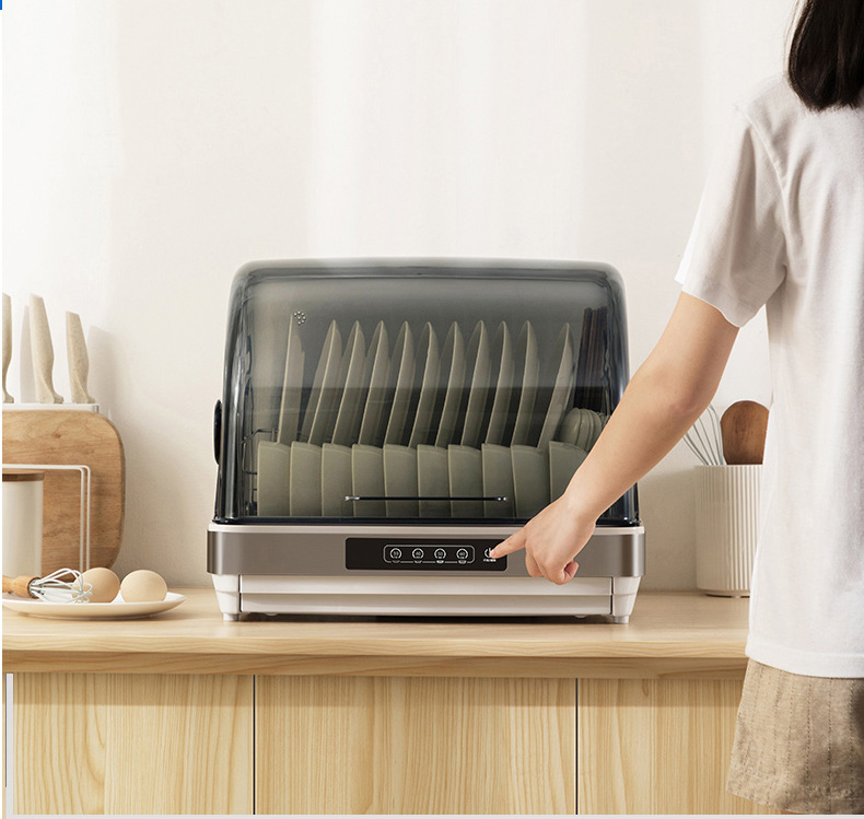 Export factory disinfection cabinet household small desktop mini uv disinfection cupboard kitchen tableware drying