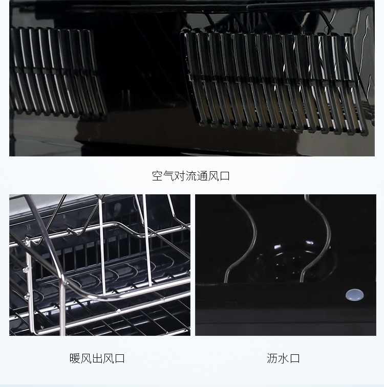 Top-Equipped Disinfection Cabinet Vertical Sterilized Cupboard Household Large Stainless Steel Dish Drier Authentic