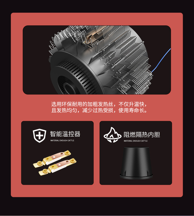 Hair Dryer Household Mute Heating and Cooling Air Negative Ion Household Electric Blower Gift One Product Dropshipping