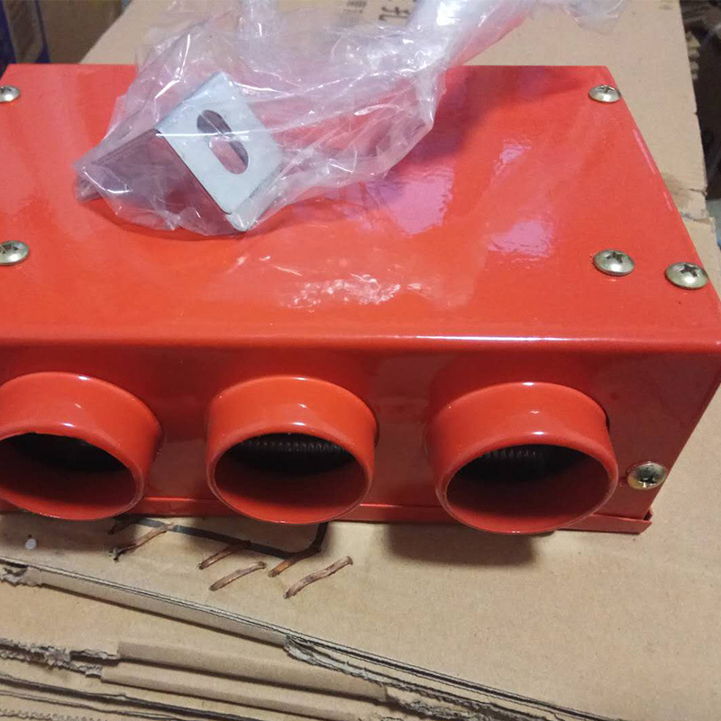 The New Cars Goods Car Warm Air Blower Combat Machine 12v24v Three-Hole Plumbing Fan Copper Water Pipe 16 Water Pipe