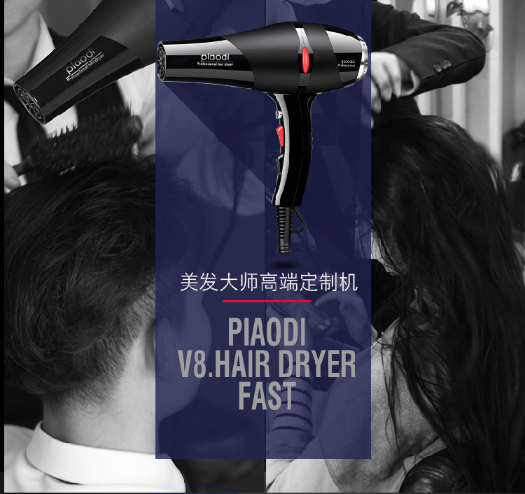 Household Hair Dryer Constant Temperature Heating and Cooling Air Anion Electric Blower MultiGear Adjustable Hair Dryer