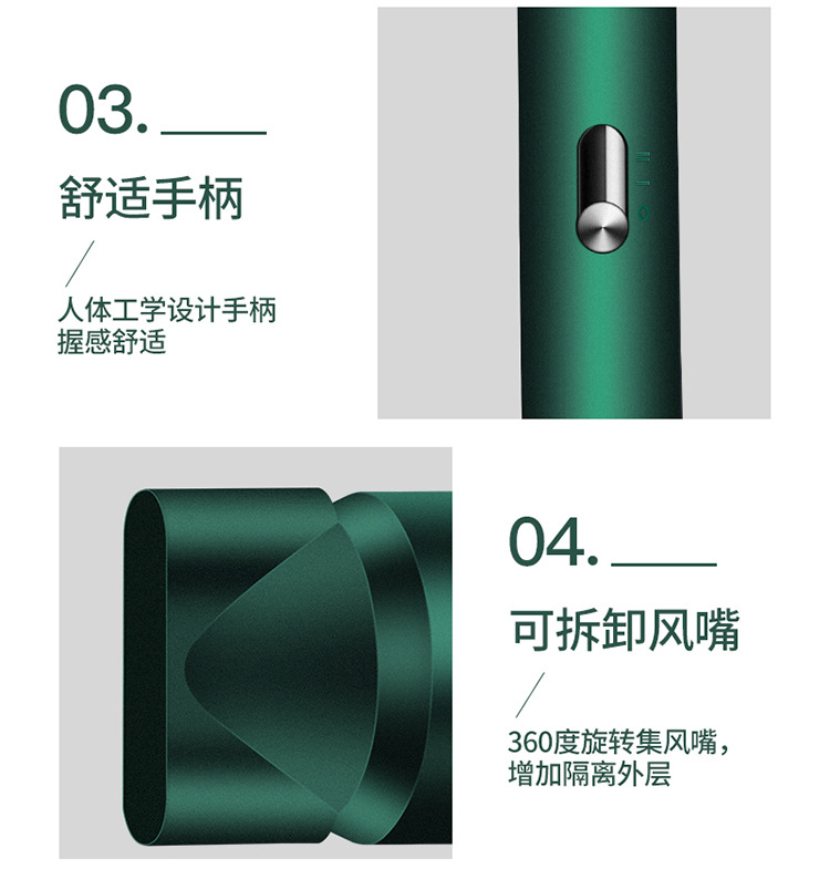 High Power Household Electric Blower Heating and Cooling Air Hair Dryer Hair Salon Hair Dryer One Product Dropshipping
