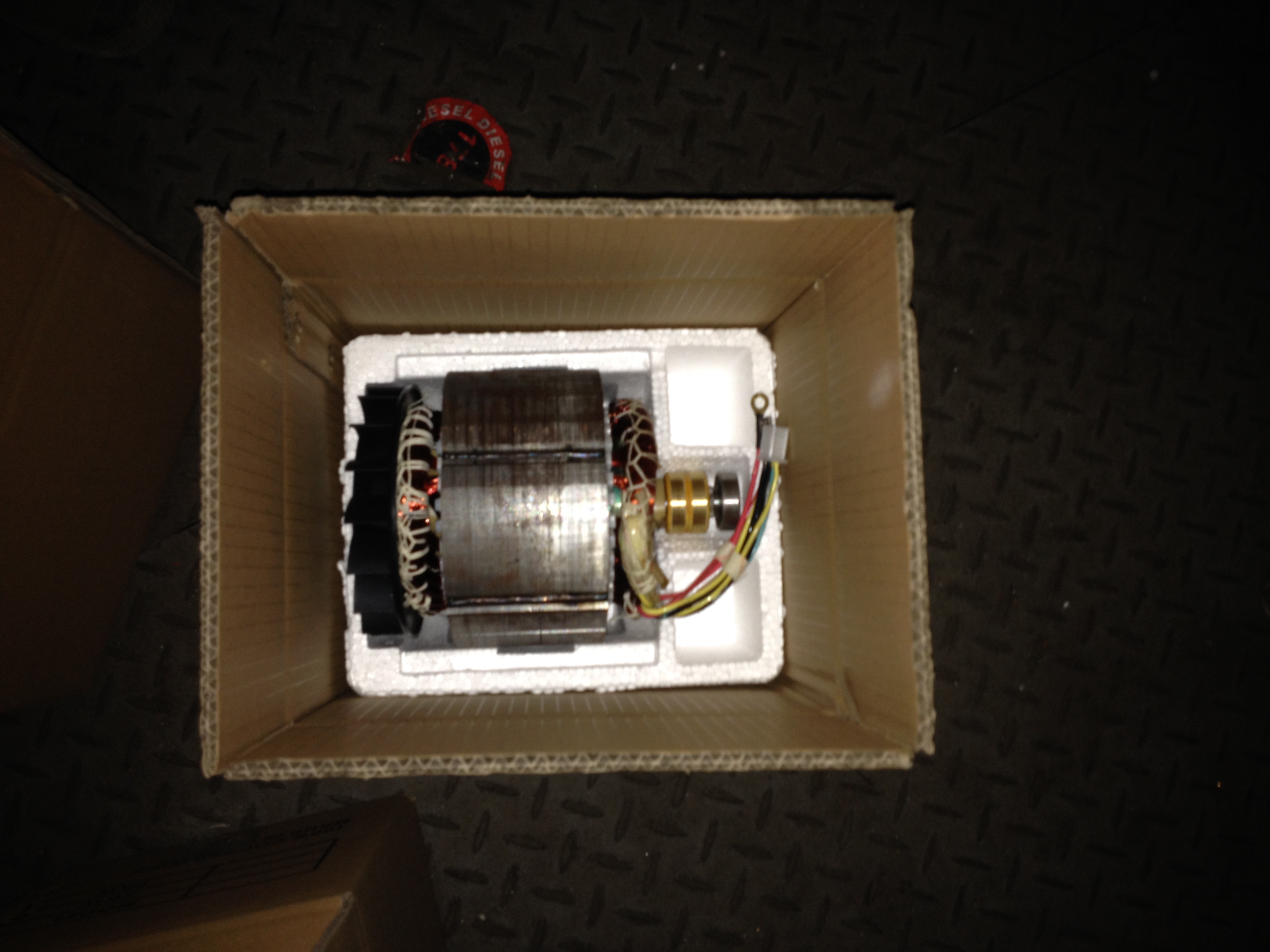 motor for gasoline generator
