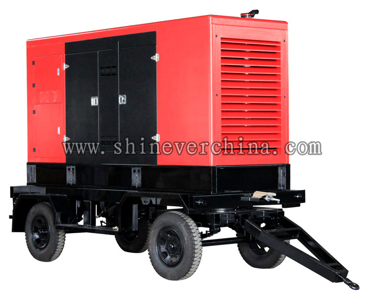 Perkins,Cummins silent manufacturers direct automatic silent diesel generator set trailer generator set