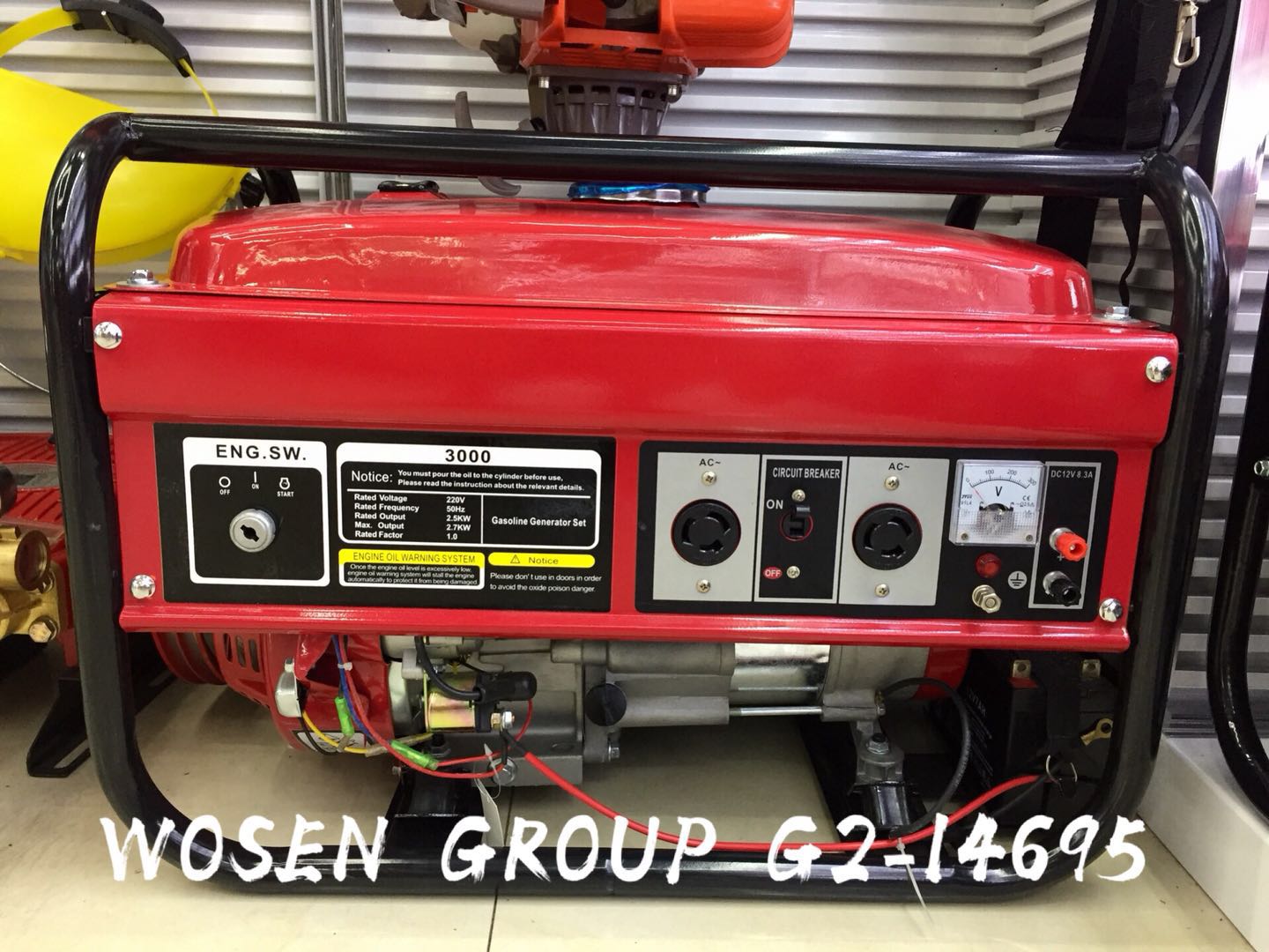 2KW single-phase gasoline generator best-selling model