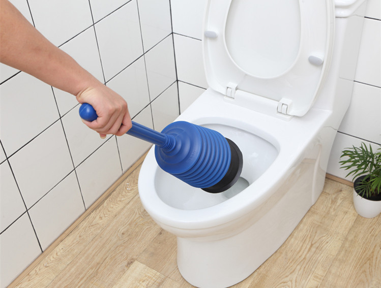 toilet plunger Toilet Dredger Artifact Household Kitchen Blocked High Pressure Toilet Suck Pumping Toilet Plunger