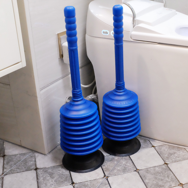 toilet plunger Toilet Dredger Artifact Household Kitchen Blocked High Pressure Toilet Suck Pumping Toilet Plunger