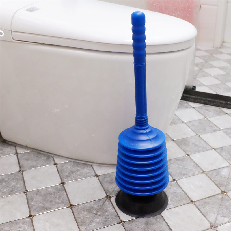 toilet plunger Toilet Dredger Artifact Household Kitchen Blocked High Pressure Toilet Suck Pumping Toilet Plunger
