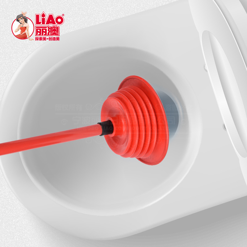 Toilet Pipe Drainage Facility Household Blocked Sewer Tools Toilet Plunger Plunger Leather Chopsticks Toilet Suck