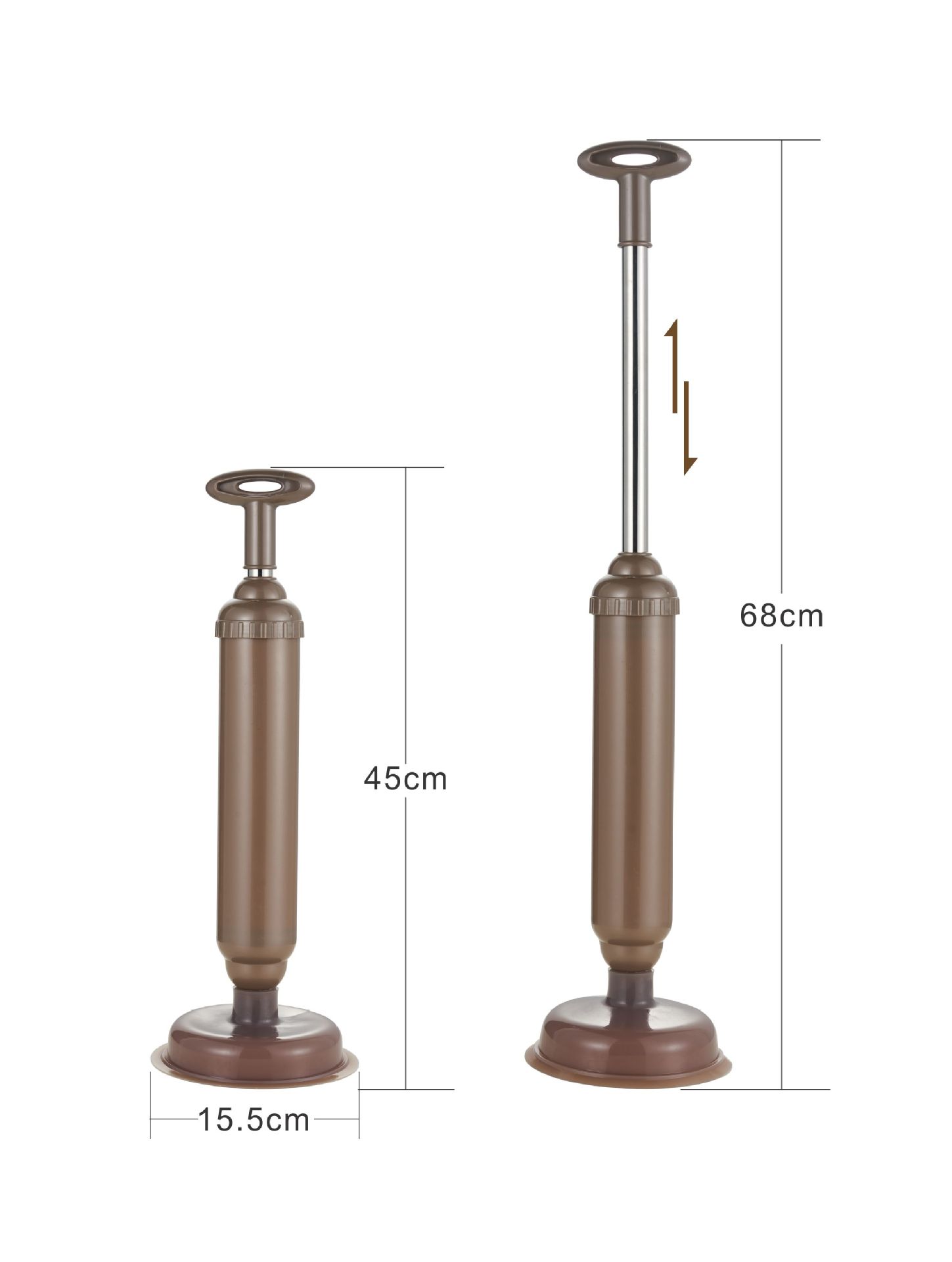 High Pressure Toilet Dredger Tool Toilet Plunger Pipe Unclogging Vacuum Super Suction Toilet Pipe Unclogging