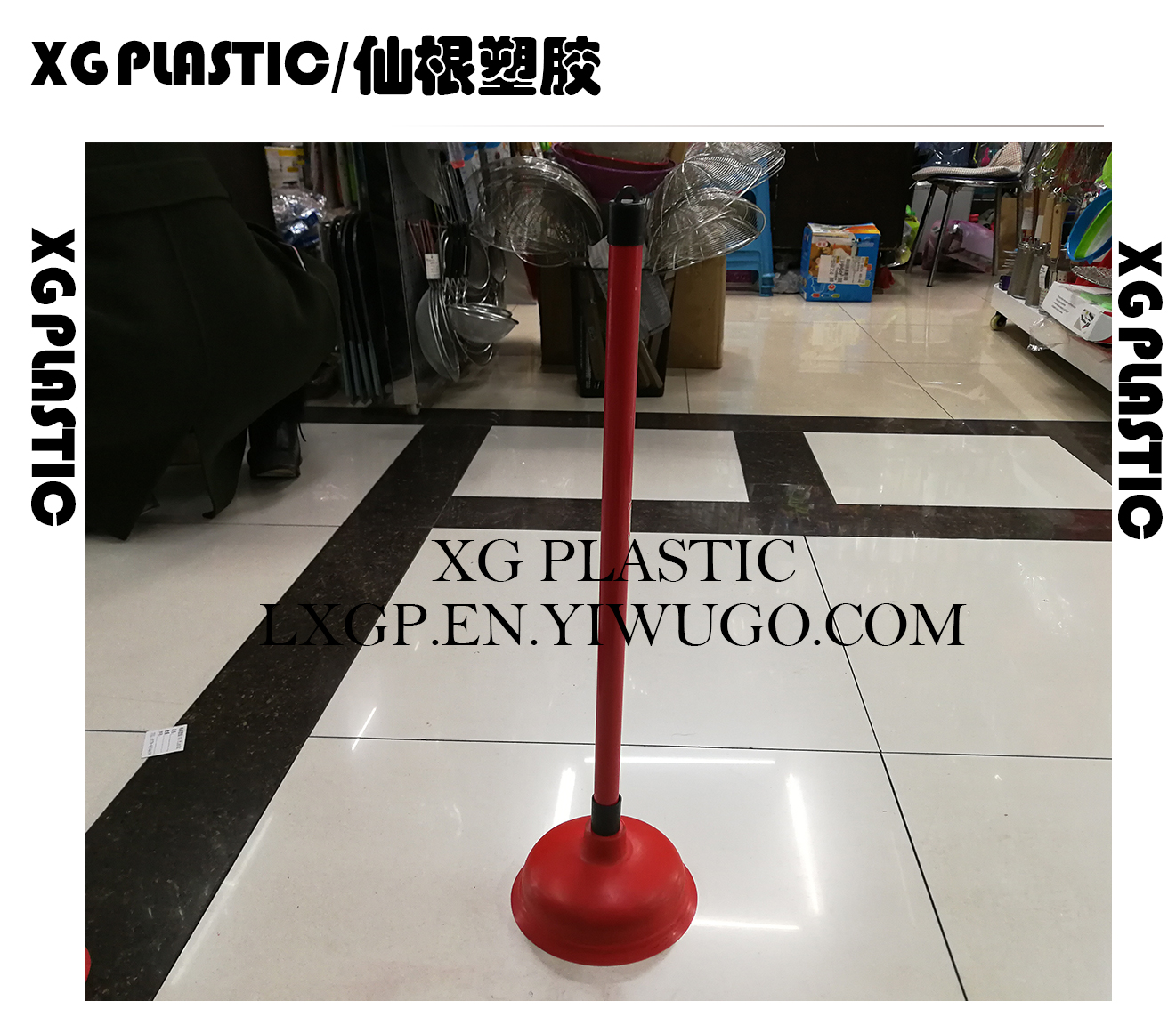Toilet plunger Rubber sink Pipeline plunger durable classic bathroom cleaning tool Useful Home Cleaner with long handle