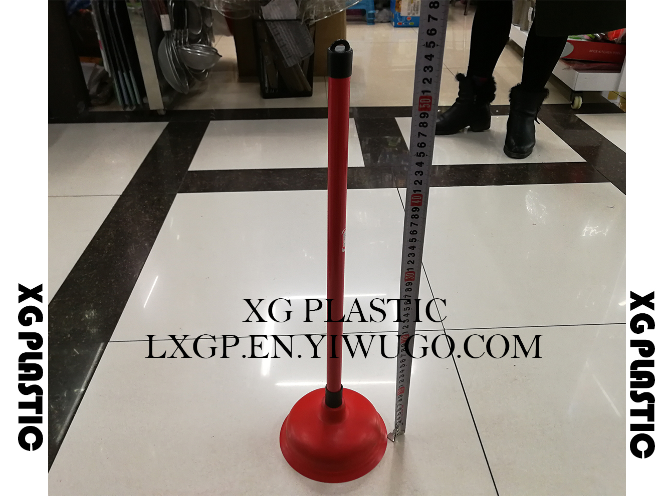Toilet plunger Rubber sink Pipeline plunger durable classic bathroom cleaning tool Useful Home Cleaner with long handle