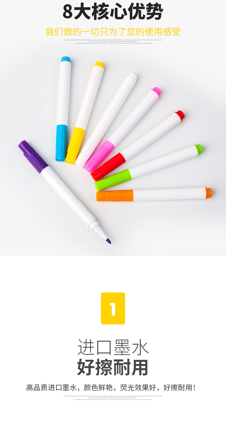 LED Fluorescent Board Electronic Brush Glass Marking Pen Water-Based Blackboard Pen Liquid Chalk Quantity Discount LED Fluorescent Board Electronic Brush Glass Marking Pen Water-Based Blackboard Pen Liquid Chalk Quantity Discount