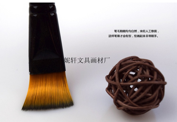 Sakura 820 high-grade nylon brush set wooden painting pen chalk painting watercolor brushes Sakura 820 high-grade nylon brush set wooden painting pen chalk painting watercolor brushes