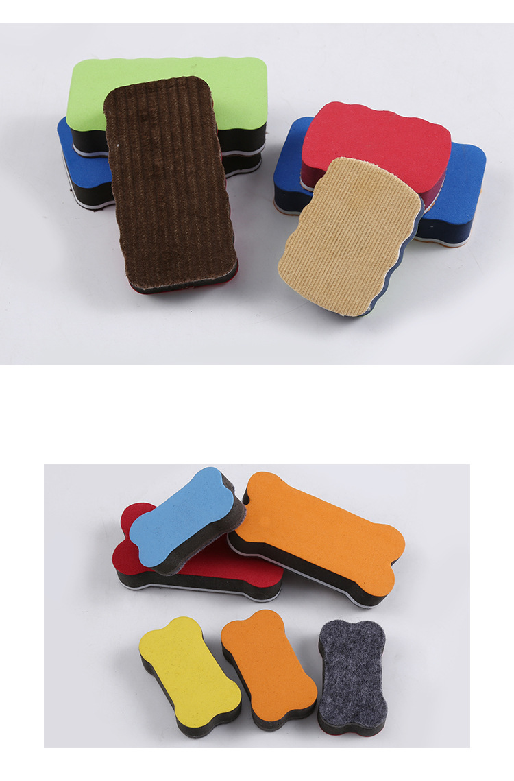 New Large and Small Magnetic Flannel Blackboard Eraser Whiteboard Eraser Teacher School Chalk Brush Factory Direct Sales New Large and Small Magnetic Flannel Blackboard Eraser Whiteboard Eraser Teacher School Chalk Brush Factory Direct Sales