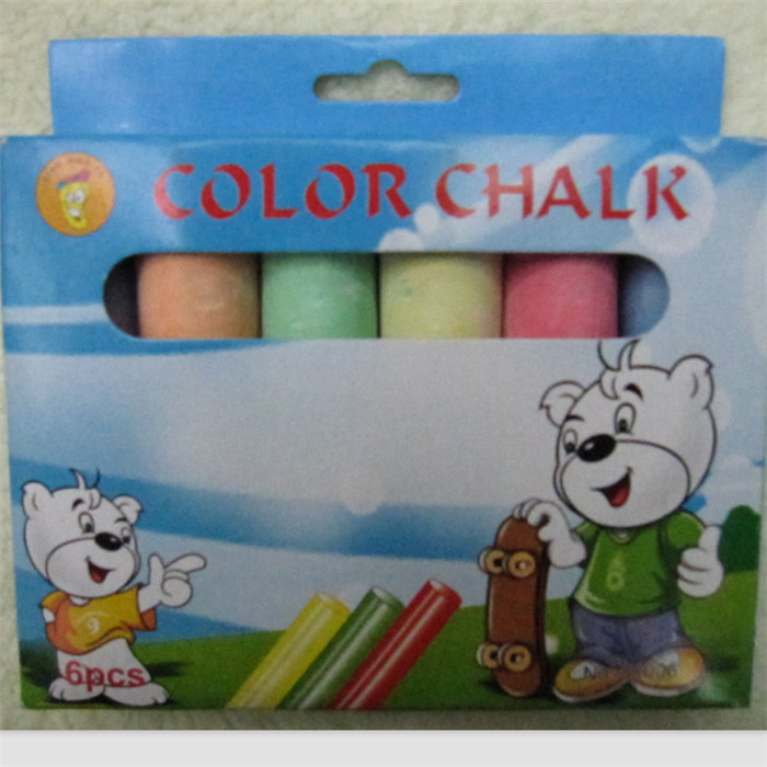 Clean dashes round children learning with high quality teaching chalk pastel