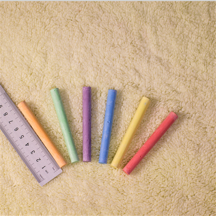 Clean dashes round children learning with high quality teaching chalk pastel
