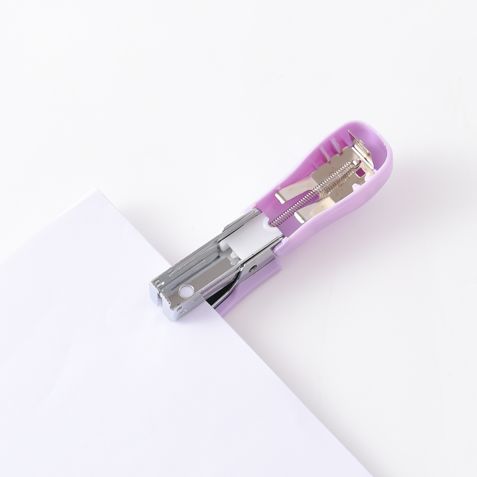 Factory direct LOGO customized metal office mini Macaron stapler 10# stapler