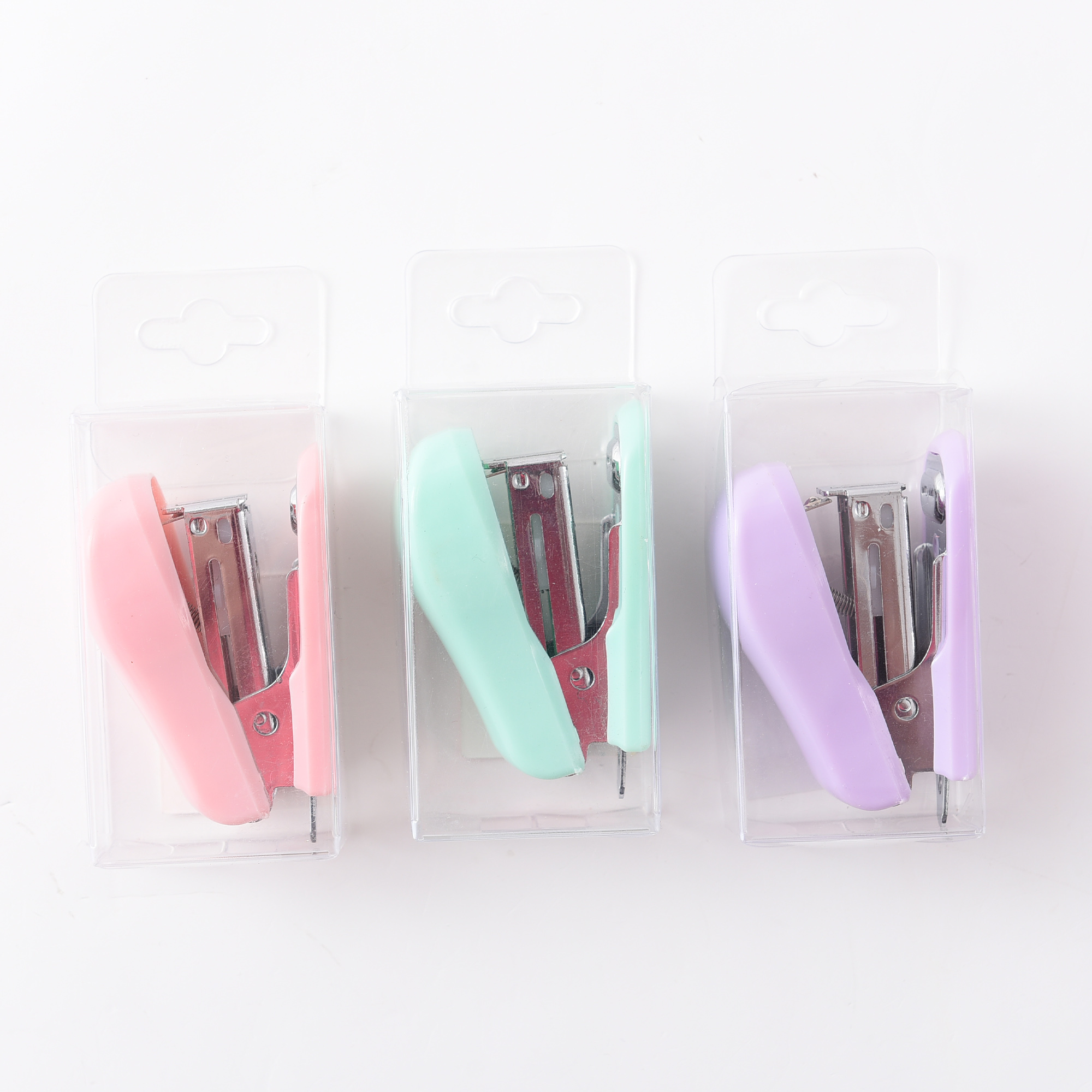 Factory direct LOGO customized metal office mini Macaron stapler 10# stapler Factory direct LOGO customized metal office mini Macaron stapler 10# stapler