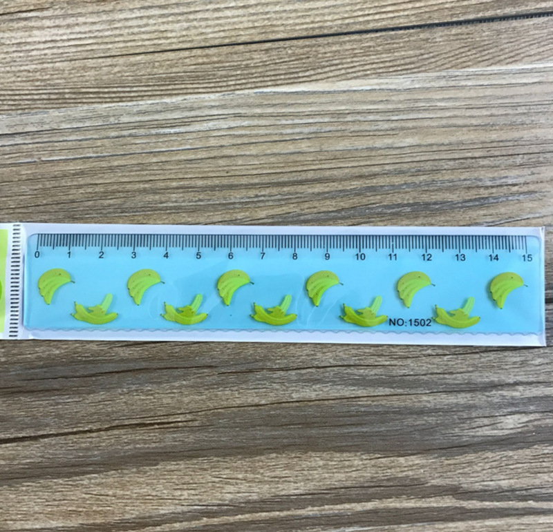 Factory direct sales fruit ruler wholesale cartoon mini plastic measuring ruler 15cm math class learning supplies Factory direct sales fruit ruler wholesale cartoon mini plastic measuring ruler 15cm math class learning supplies