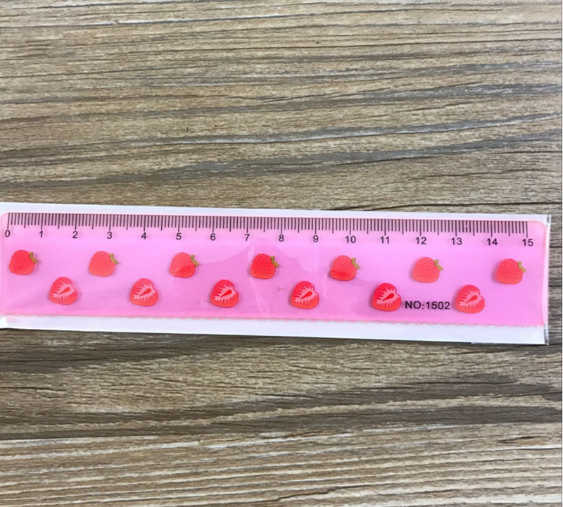 Factory direct sales fruit ruler wholesale cartoon mini plastic measuring ruler 15cm math class learning supplies Factory direct sales fruit ruler wholesale cartoon mini plastic measuring ruler 15cm math class learning supplies
