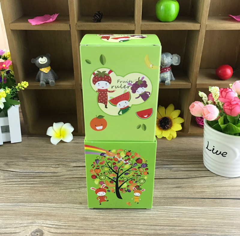 Factory direct sales fruit ruler wholesale cartoon mini plastic measuring ruler 15cm math class learning supplies Factory direct sales fruit ruler wholesale cartoon mini plastic measuring ruler 15cm math class learning supplies
