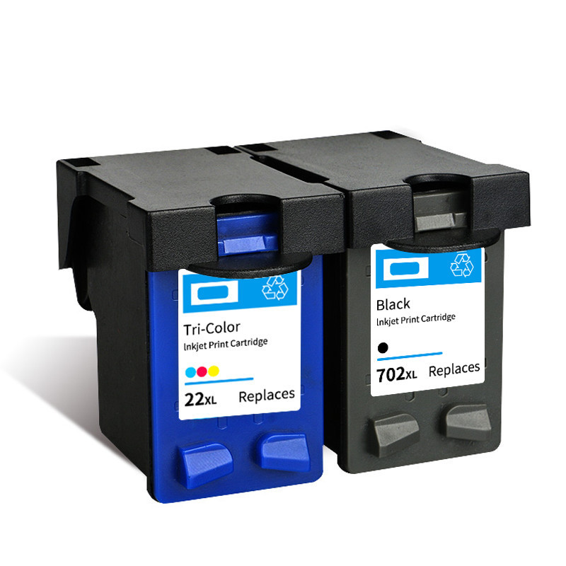 Cainuo Compatible with Hp702 Ink Cartridge 22 Ink Cartridge Hpj3508 J3606 J3608 J5508 Printer Ink Cartridge