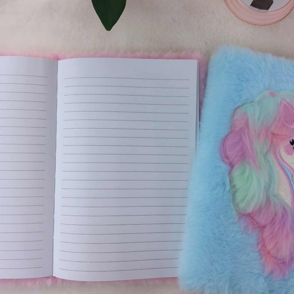 Factory Direct Sales A5 Plush Notebook Journal Book Hard Copy Creative Adorable Pet Stationery Gift