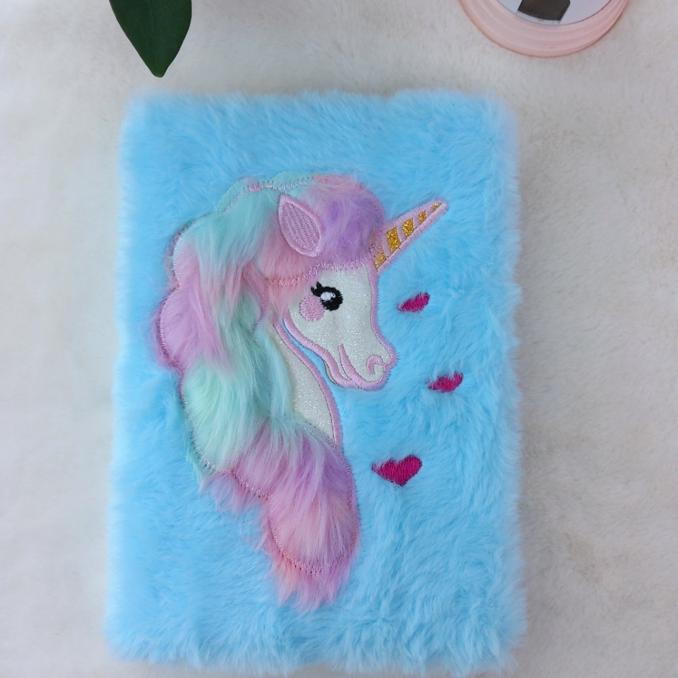 Factory Direct Sales A5 Plush Notebook Journal Book Hard Copy Creative Adorable Pet Stationery Gift
