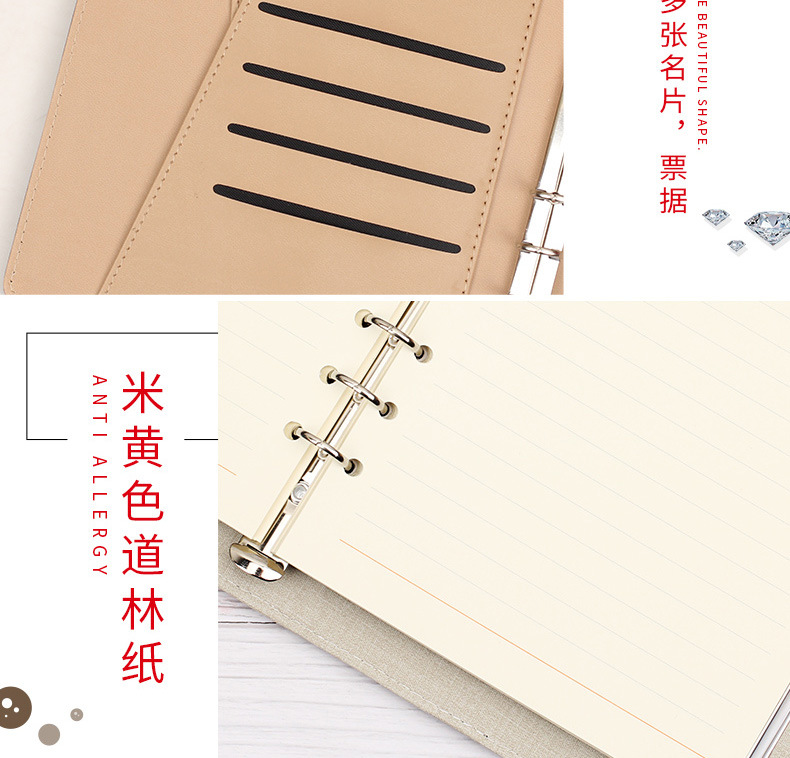 Luminous Buckle Mobile Power Notebook Signature Pen Printed Logo Charging Treasure Notebook Gift Set