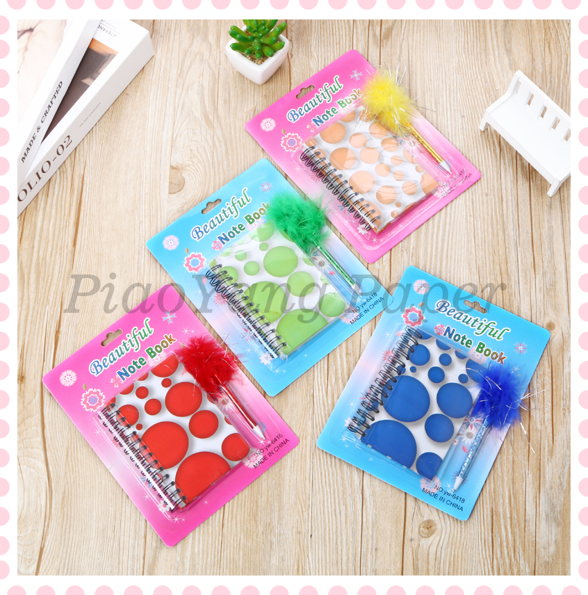 Elementary school children notebooks set notebook coil this ballpoint pen set girl lovely notebook