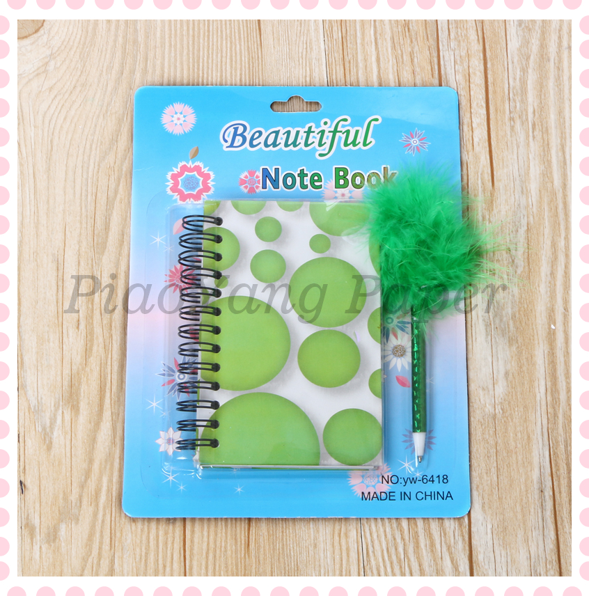 Elementary school children notebooks set notebook coil this ballpoint pen set girl lovely notebook