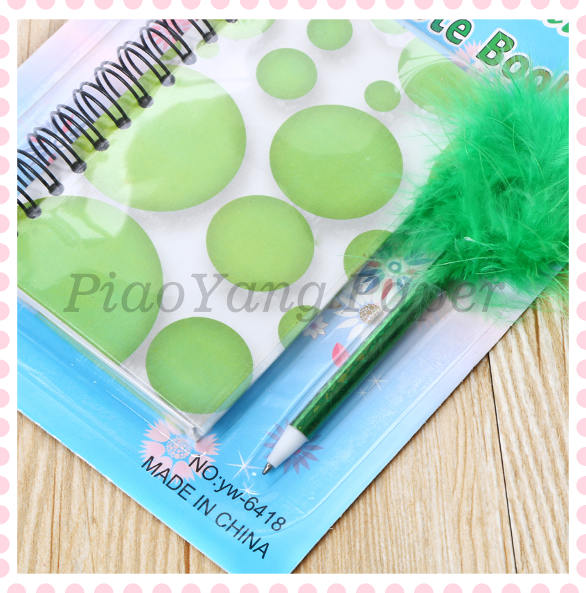 Elementary school children notebooks set notebook coil this ballpoint pen set girl lovely notebook