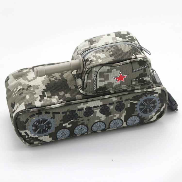 Cool tank wholesale style handsome boy password lock stationery storage pen bag pen box zipper writing case anti-theft