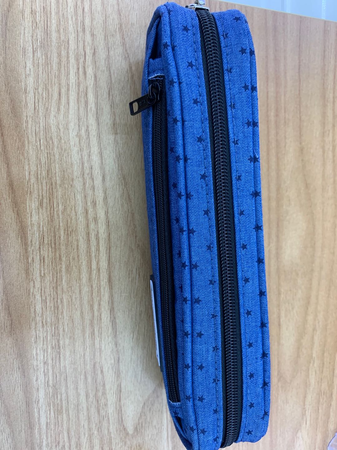Korean creative simple wind cowboy five-pointed star multi-functional pen bag primary school supplies stationery case Korean creative simple wind cowboy five-pointed star multi-functional pen bag primary school supplies stationery case