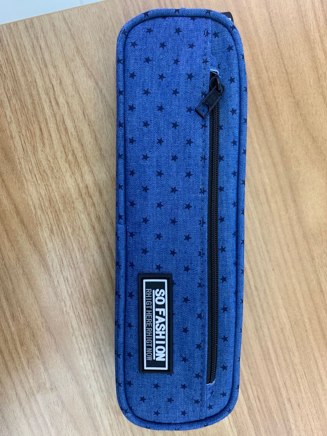 Korean creative simple wind cowboy five-pointed star multi-functional pen bag primary school supplies stationery case Korean creative simple wind cowboy five-pointed star multi-functional pen bag primary school supplies stationery case