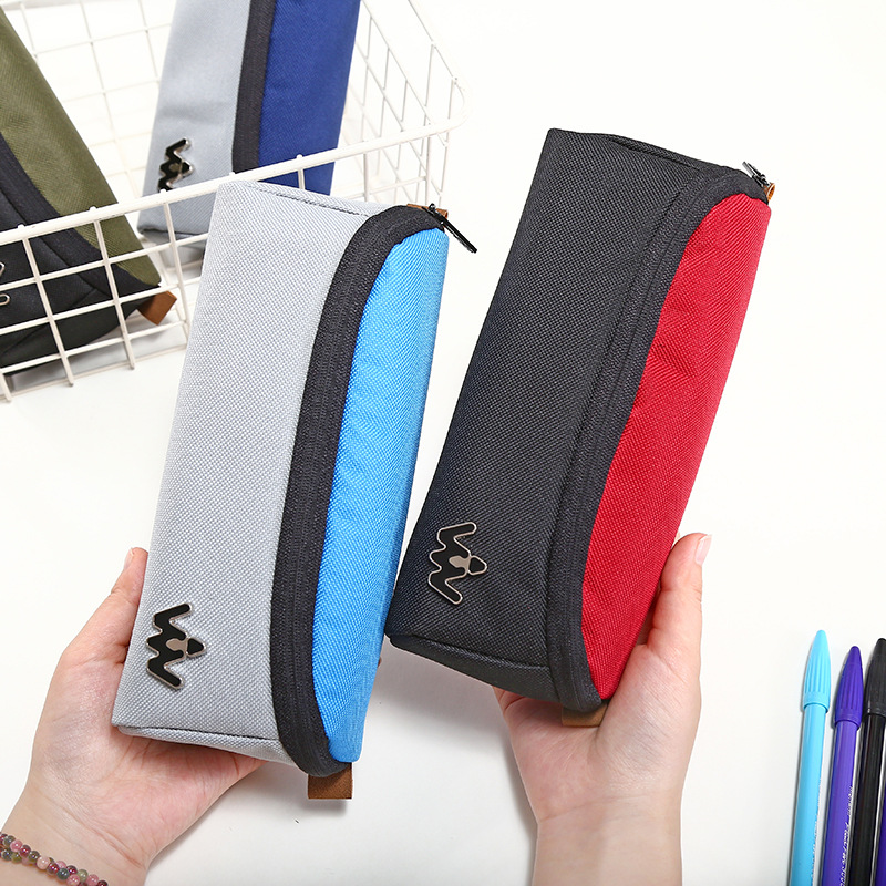 Collection box simple student pen bag writing case large capacity creative multi-functional cloth art amazon pen bag