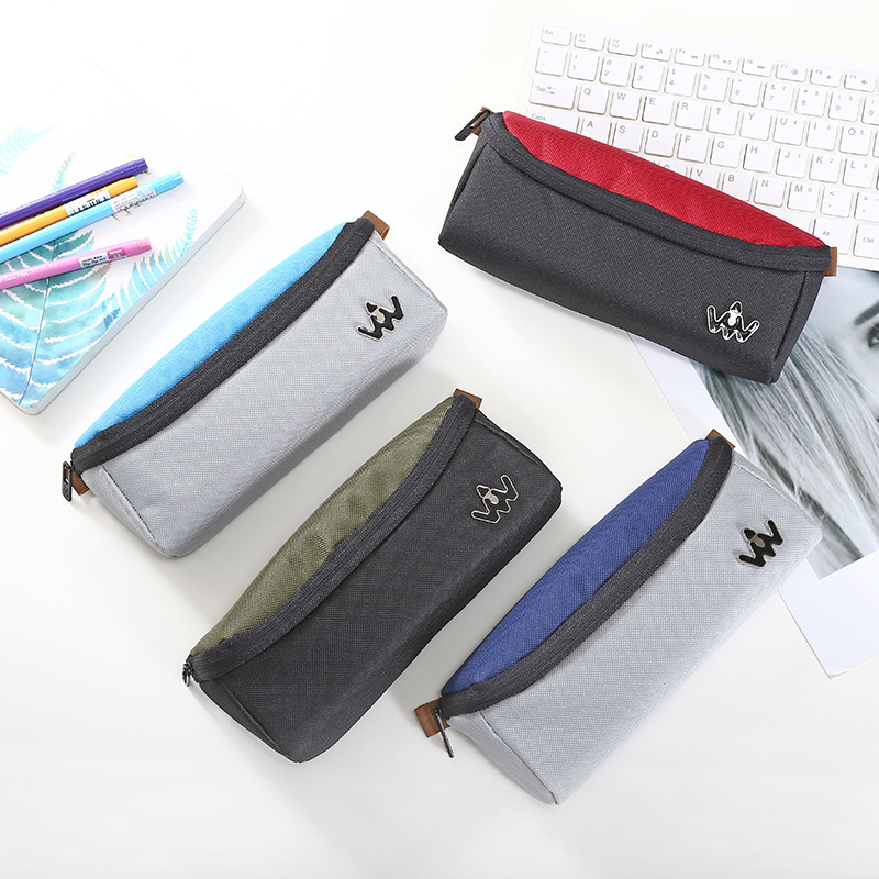 Collection box simple student pen bag writing case large capacity creative multi-functional cloth art amazon pen bag
