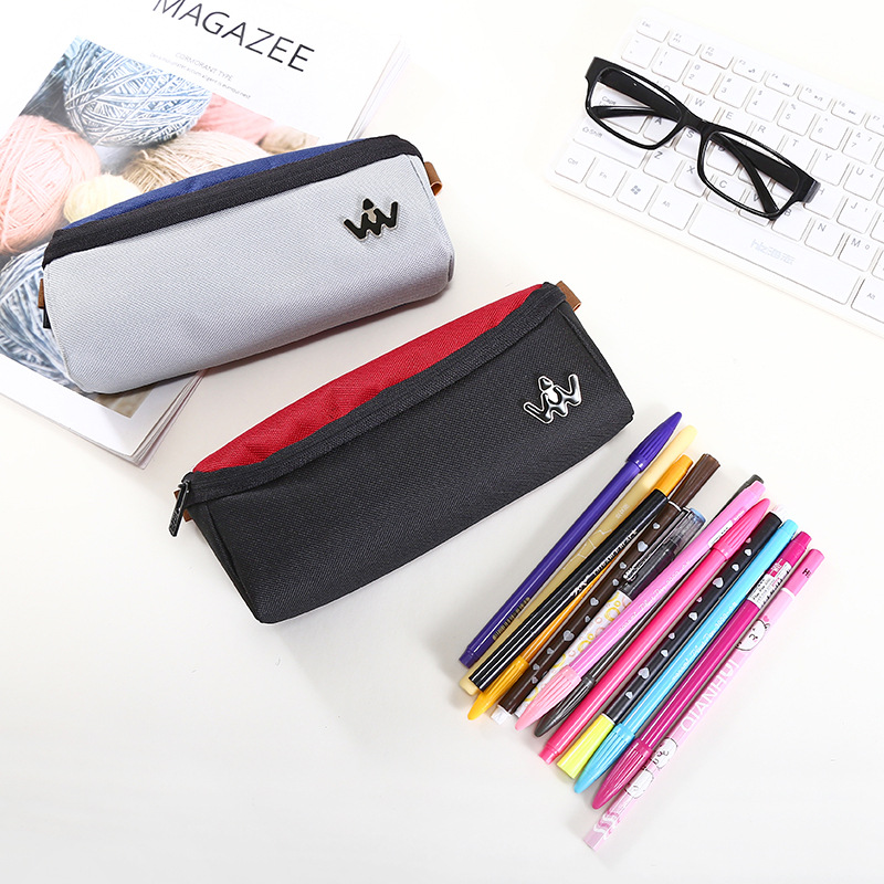 Collection box simple student pen bag writing case large capacity creative multi-functional cloth art amazon pen bag