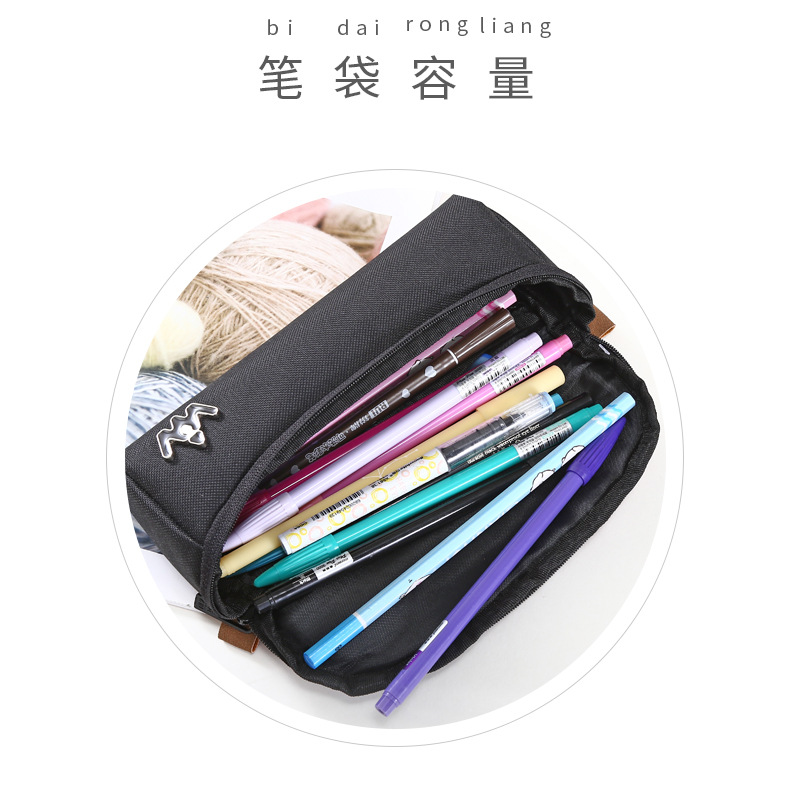 Collection box simple student pen bag writing case large capacity creative multi-functional cloth art amazon pen bag Collection box simple student pen bag writing case large capacity creative multi-functional cloth art amazon pen bag
