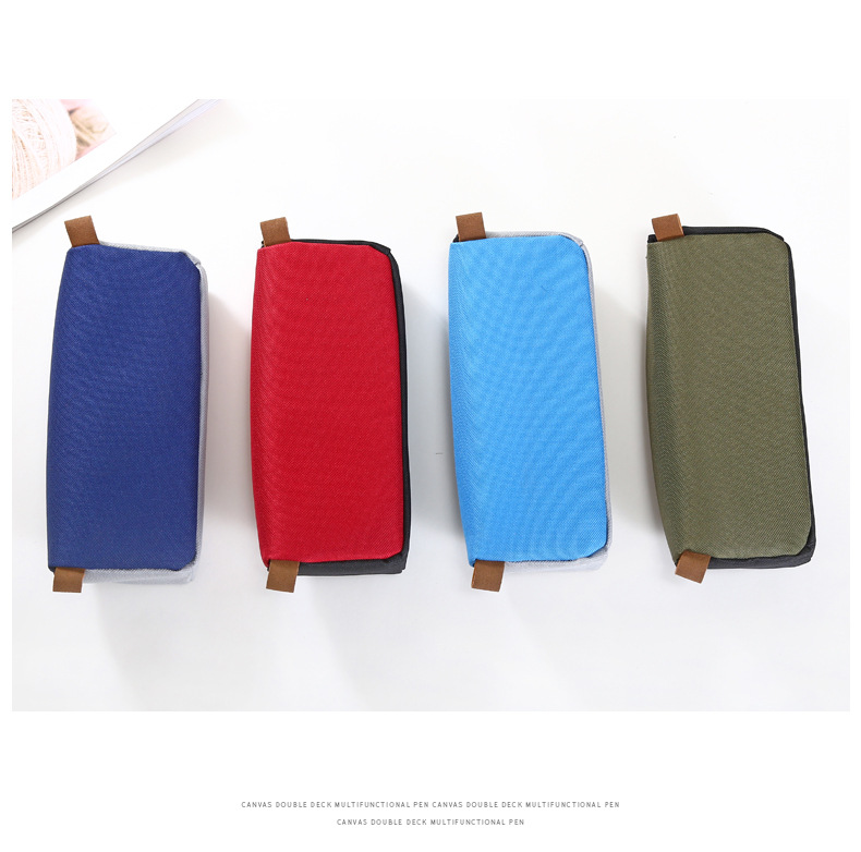 Collection box simple student pen bag writing case large capacity creative multi-functional cloth art amazon pen bag Collection box simple student pen bag writing case large capacity creative multi-functional cloth art amazon pen bag